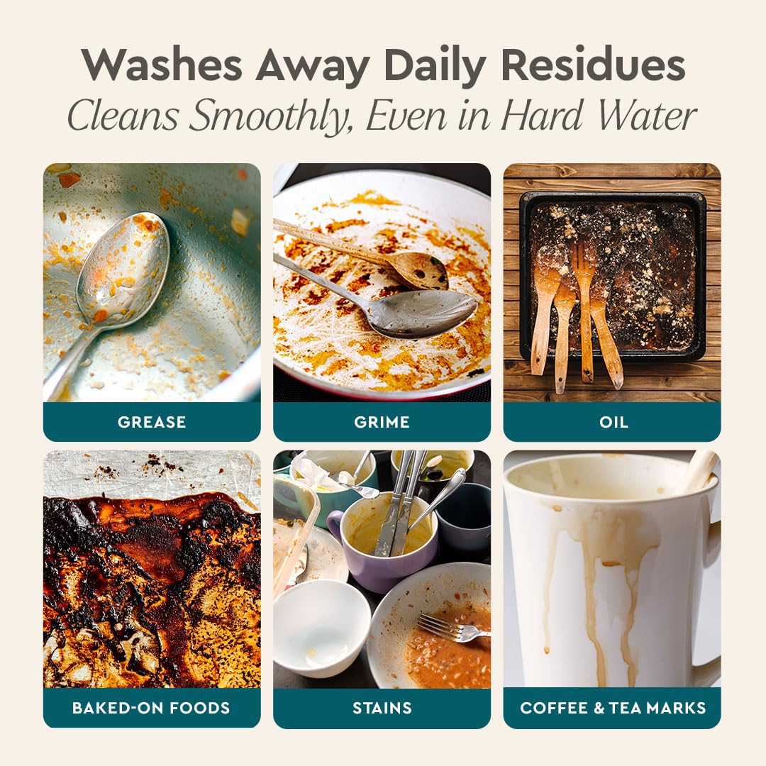 Puracy Dishwasher Pods, Natural Dishwasher Detergent, Free & Clear Dish tabs - Enzyme-Powered, Spot & Residue Free - TikTok Trend Items, Must Haves from TikTok Made Me Buy It (Citrus Skies, 18 Count)