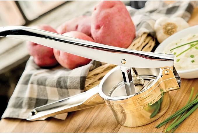 Fox Run 5773 Potato Ricer/Fruit Press, Chrome-Plated Steel