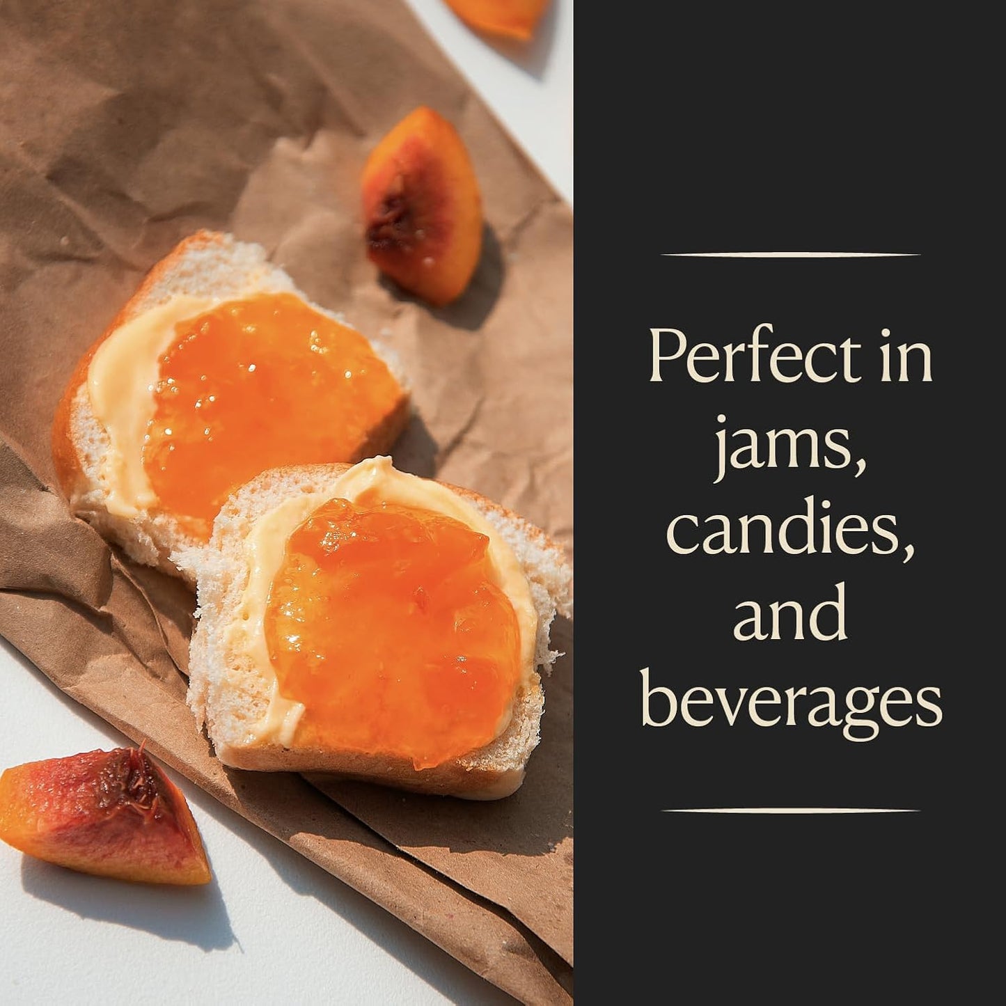 Cook's, Peach Flavoring for Baking, Preserves, Ice Cream, Jam, Cakes, 16oz