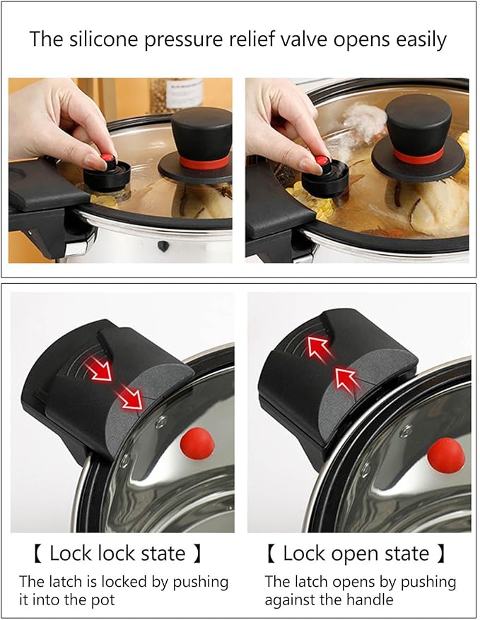 Efficient Pressure Cooker Set Pressure Cooker Recipes Electric Stove Energysaving Cooking Utensils Energy Efficient