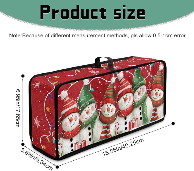 Christmas Snowman Toaster Cover 2 Slice Red Cover for 2 Slice Slim Toaster, Easy to Fold and Carry Water-Resistant Dust Covers for Kitchen Appliances, Machine Washable