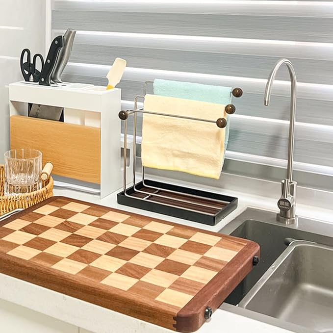 Dish Rag Holder-Sponge Rack-Kitchen Rag Holder-for Storing Sponge Brushes,Soap and Rags