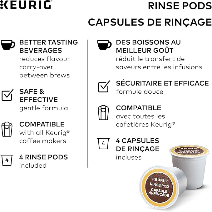 Keurig K-Mini Single Serve Coffee Maker & 3-Month Brewer Maintenance Kit Includes Descaling Solution, Water Filter Cartridges & Rinse Pods, Compatible Classic/1.0 & 2.0 K-Cup Coffee Makers, 7 Count