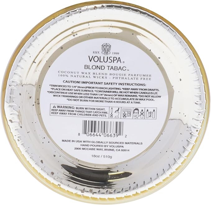 Large - Blond Tabac by Voluspa for Unisex - 18 oz Candle
