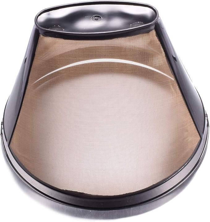 Reusable No.4 Cone Coffee Maker Filters for Ninja Coffee Bar Brewer Replacement Permanent Basket Filter (2 Coffee Filters)