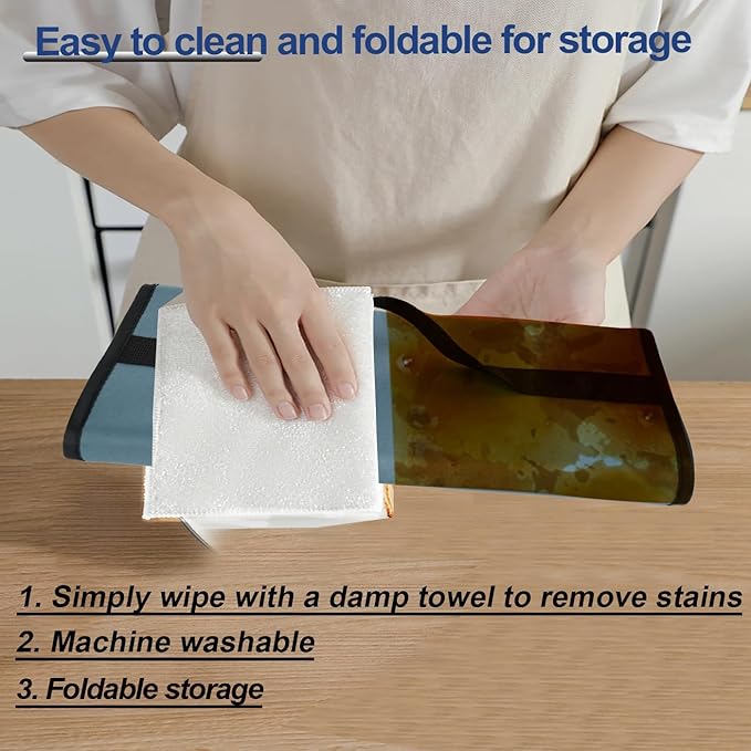 Cover for Bella 2 Slice Slim Toaster, 2-Slice Toaster Cover, Waterproof Heat-Resistant Dust-proof Toaster Cover Case Heavyweight Thickened Toaster Dust Cover with Handle (Only Cover-Blue)