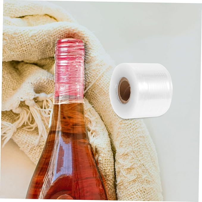 GALPADA 3rolls Wine Sealing Film Food-grade Bottle Mouth Film for Airtight Closure for Home Bars and Parties and Delicious