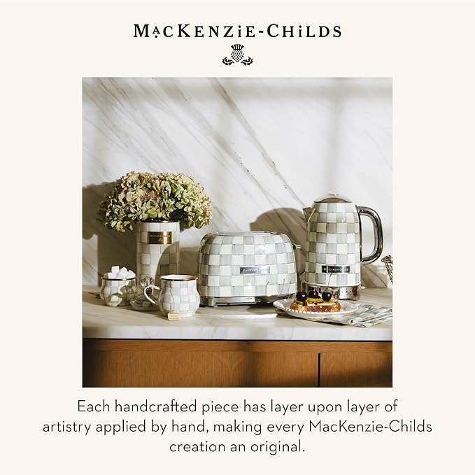 MACKENZIE-CHILDS Sterling Check French Press