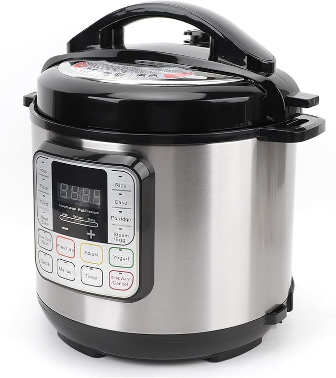 16 in 1 Multi Cooker, Dishwasher Stainless steel Pressure Cooker for Slow Cooker Rice Cooker Steam Pot Food Warmer (US Plug 110V)