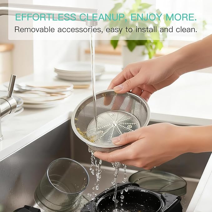 AZEUS Centrifugal Juicer Machines, Juice Extractor with Germany-Made 163 Chopping Blades (Titanium Reinforced) & 2-Layer Centrifugal Bowl, High Juice Yield, Easy to Clean, Anti-Drip,100% BPA-Free