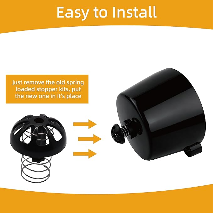 Coffee Machine Brew Basket Bottom Spring Loaded Stopper Kit - Compatible with Mr. Coffee, Black & Decker & Hamilton Beach Models 990117900, 990237500,Coffee Maker Replacement Parts & Accessory