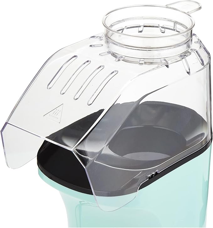 Dash Fresh Pop Popcorn Maker - Oil-Free,Air Popcorn Popper - With Measuring Cup & Recipe Guide - Perfect for Movie Nights - 16 Cups,Aqua,(Pack of 4)