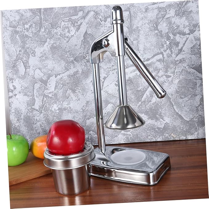 GLEAVI Stainless Steel Manual Citrus Juicer Hand Press Juicer for Fruits and Vegetables Effortless Extraction Easy to Clean for Home Use