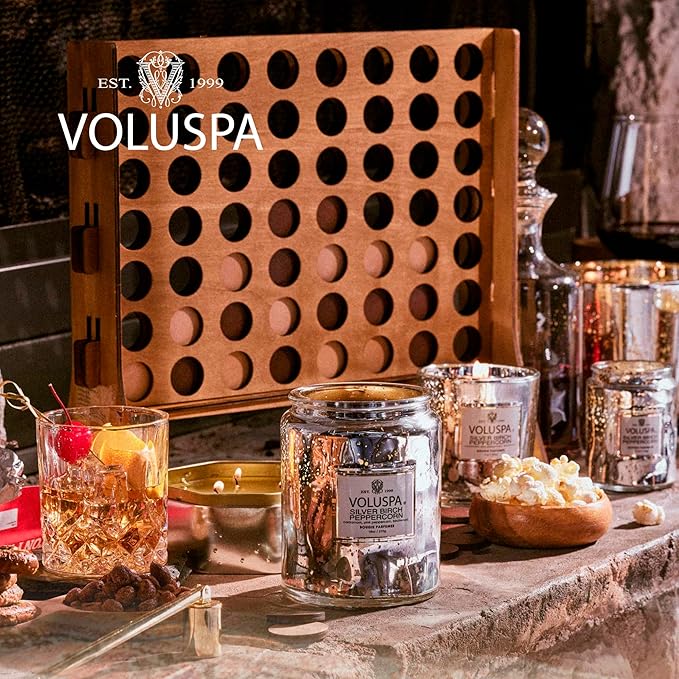 Large - Silver Birch Peppercorn by Voluspa for Unisex - 18 oz Candle