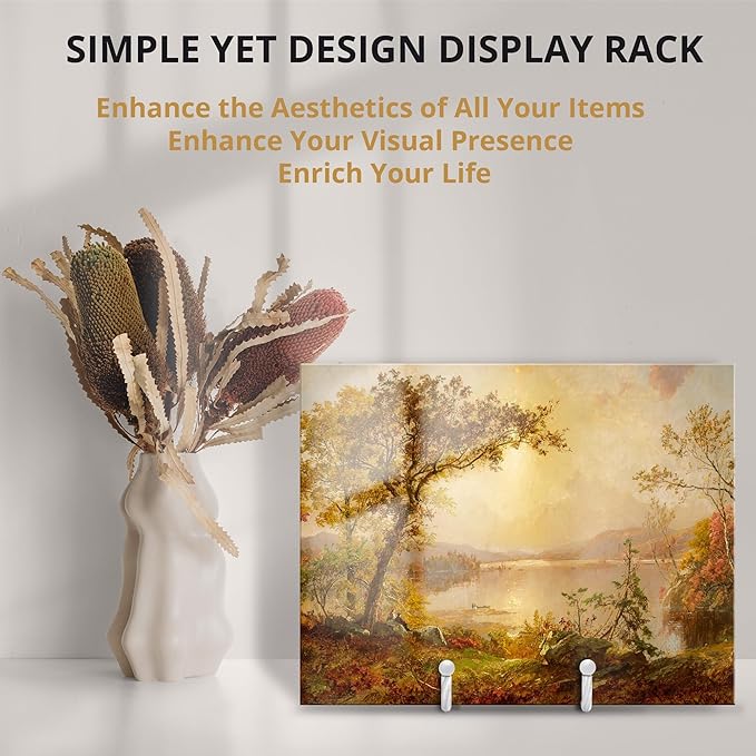 3Inch 3Pack Picture Easels for Display, Metal Decorative Plate Stand, White Picture Holder Stand, Picture Frame Stands for Display, Picture Frame Stand - Plate Display Stands Stand for Sign,Book