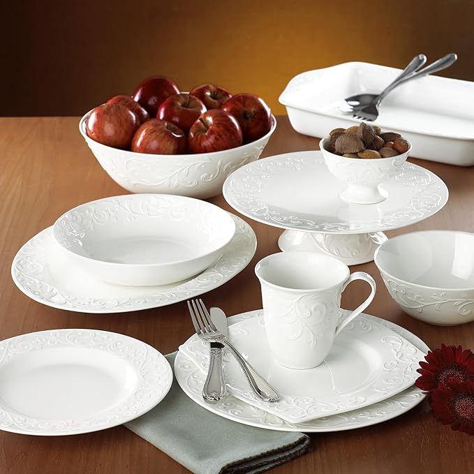 Lenox 806686 Opal Innocence Carved 4-Piece Place Setting