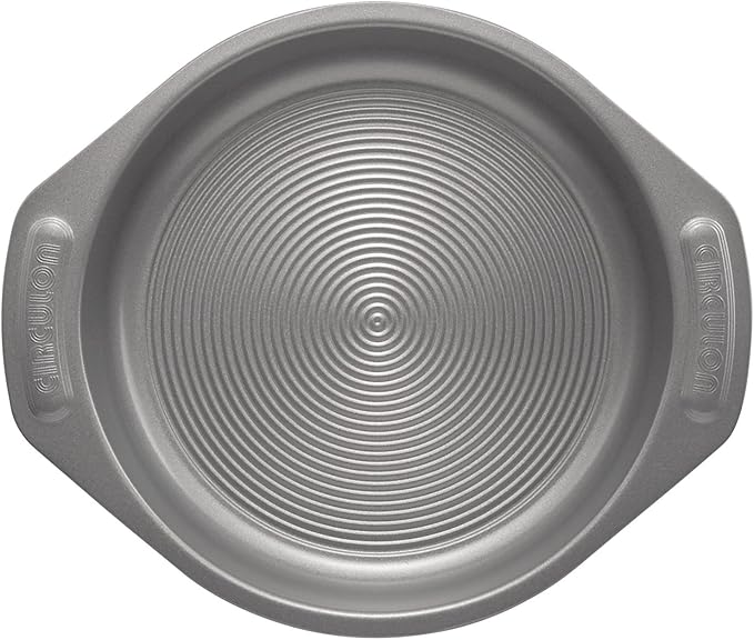Circulon Total Nonstick Bakeware Set with Nonstick Cookie Sheet, Baking Pan and Bread Pan - 6 Piece, Gray