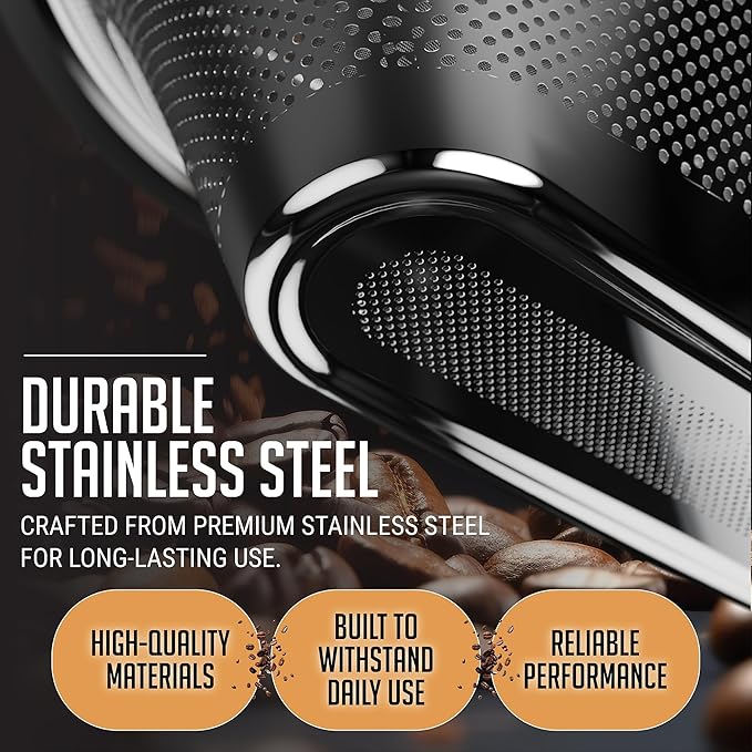 HEXNUB Reusable #4 Coffee Filter for Technivorm Moccamaster KBGV, KBT Coffee Machines, Durable Stainless Steel Mesh Metal Filter