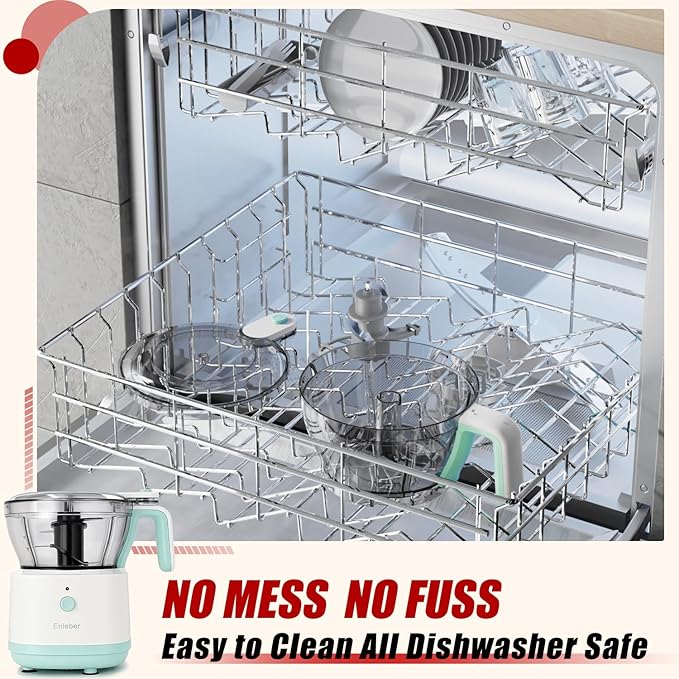 Food Processor Electric Food Chopper with 4.5-Cup(1000ml) Vegetable Chopper & Meat Grinder,BPA Free, Stainless Steel Blade for Chopp, Slice, Mince, Grind, and Puree, for Baby Food & Family Use
