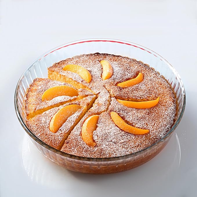 10 Inch Glass Deep Pie Dish for Baking Glass Baking Dish Clear and Durable Oven Baking Pie Pan Quiche Baking Dish Deep