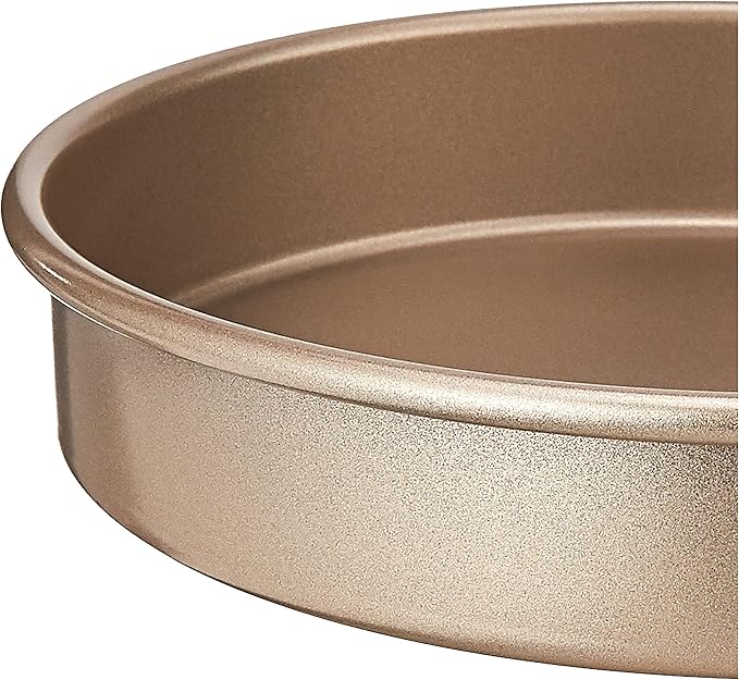 Cuisinart 9-Inch Chef's Classic Nonstick Bakeware Round Cake Pan, Champagne (Pack of 6)