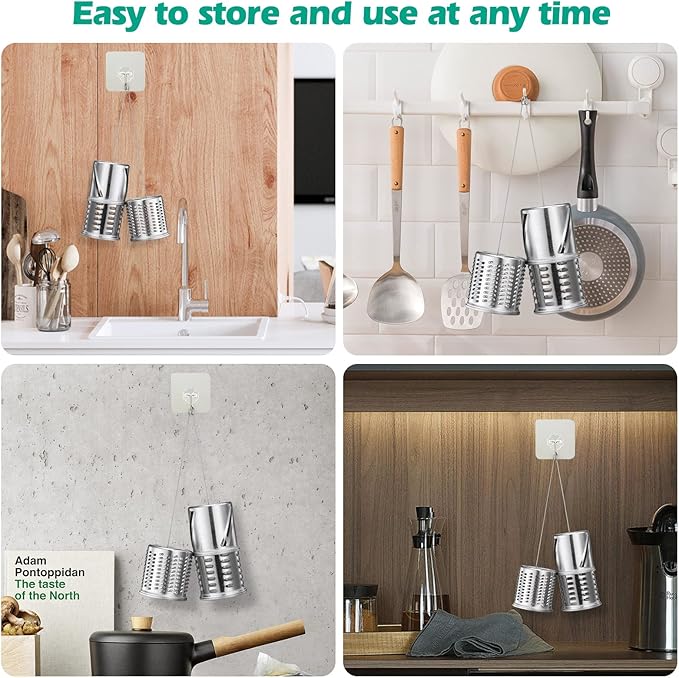FavorKit Slicer Shredder Attachment for KitchenAid Mixers, Stainless Steel Cheese Grater Salad Maker Accessories with 3 Cutting Blades,Dishwasher Safe!