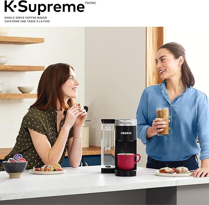 Keurig K-Supreme Coffee Maker, Single Serve K-Cup Pod Coffee Brewer, With MultiStream Technology, 66 Oz Dual-Position Reservoir