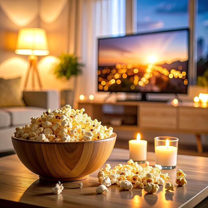 Snappy White Popcorn Kernels for Popping with Popcorn Machine, Air Popper or Stove Top, 2 lb Bags, 4 Pack