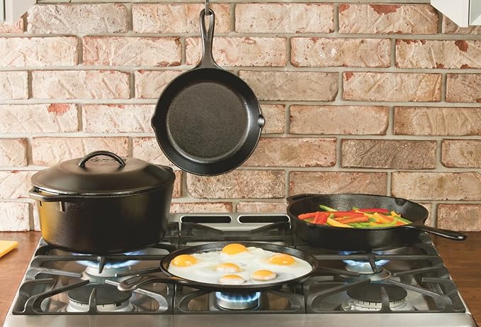 Lodge H5MIC Heat Enhanced and Seasoned Cast Iron Miniature Lid, 5-Inch