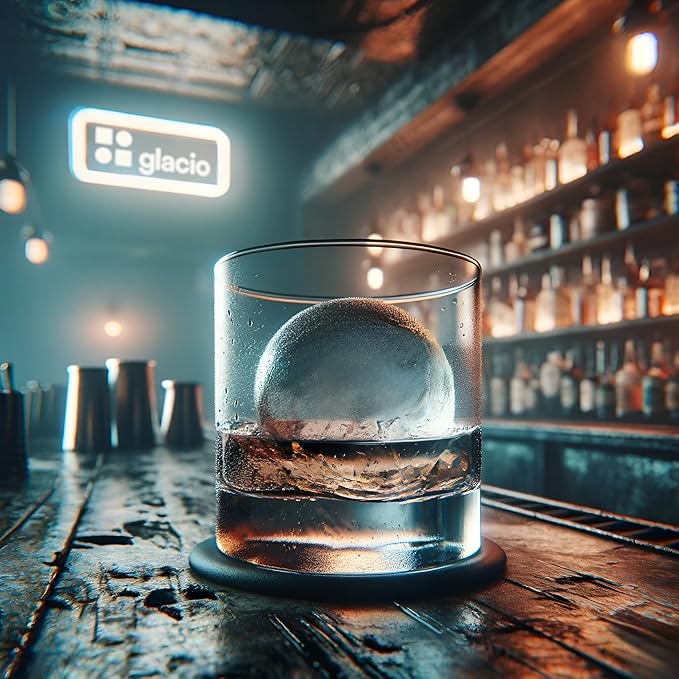 Clear Ice Maker Set – Crystal Clear Ice Ball & Cube Molds for Whiskey and Cocktails | Dilution-Free Directional Freezing Design | Easy Removal