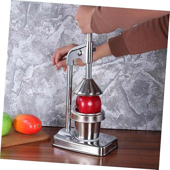 Mikinona Manual Lemon Squeezer Citrus Juicer Hand Press Fruit Machine Stainless Steel Juicer