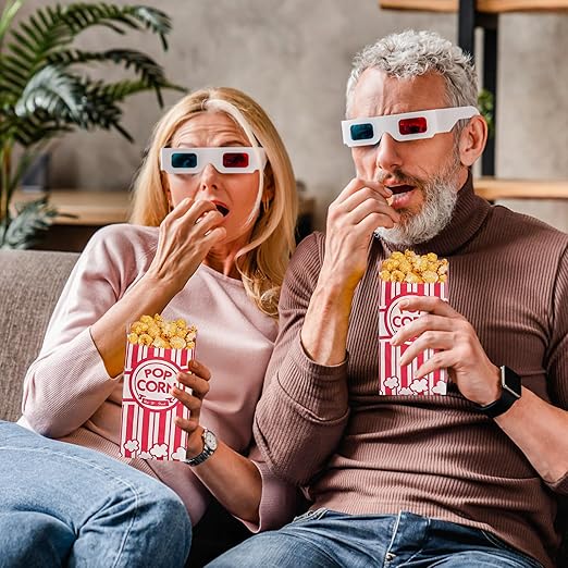 Dualshine 302 Pcs Popcorn Bags with Popcorn Scoop and Salt Shaker,1 oz Small Bulk Paper Popcorn Bags Individual Servings,Popcorn Kits for Popcorn Machines Supplies Party Movie Night Theater