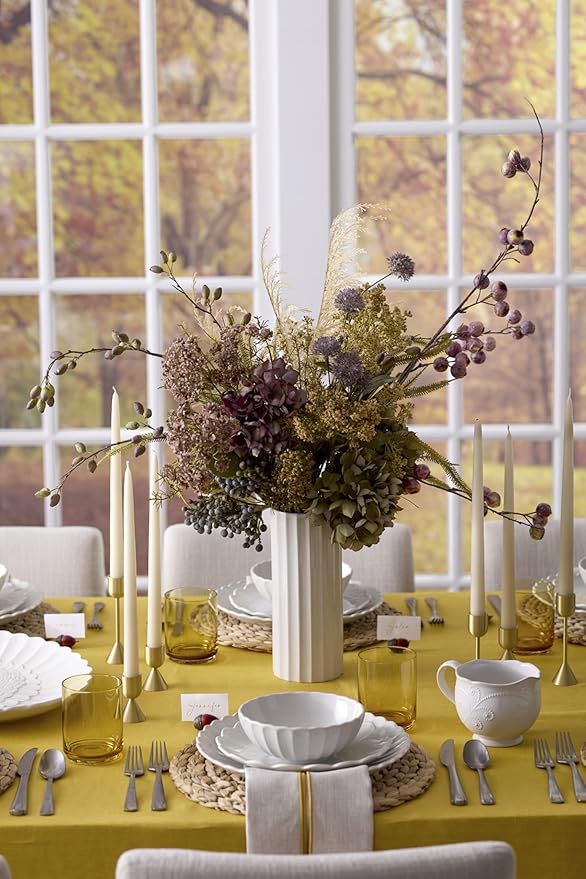Lenox Stoneware Dinnerware Sets, French Perle Scallop White 12-Piece Dinnerware Set for 4, Service For 4, Dishwasher Safe Dishware, Dishes Set, Stoneware Dinner Plates and Bowls Sets (White, 12 Piece)