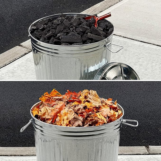 MARKSON 20 Gallon Trash Can, Stainless Steel Trash Can with Lid, Garbage Can with Lid
