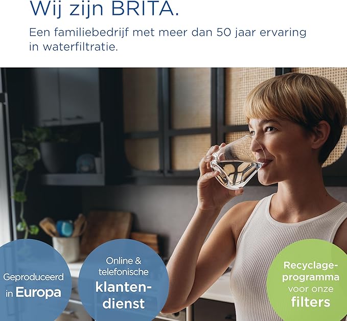 BRITA Flow XXL Water Filter Tank (8.2L) incl. 1x MAXTRA PRO All-in-1 Cartridge - Fridge-Fitting Dispenser for Families and Offices - Now in Sustainable Smart Box (Branding Slightly Different)
