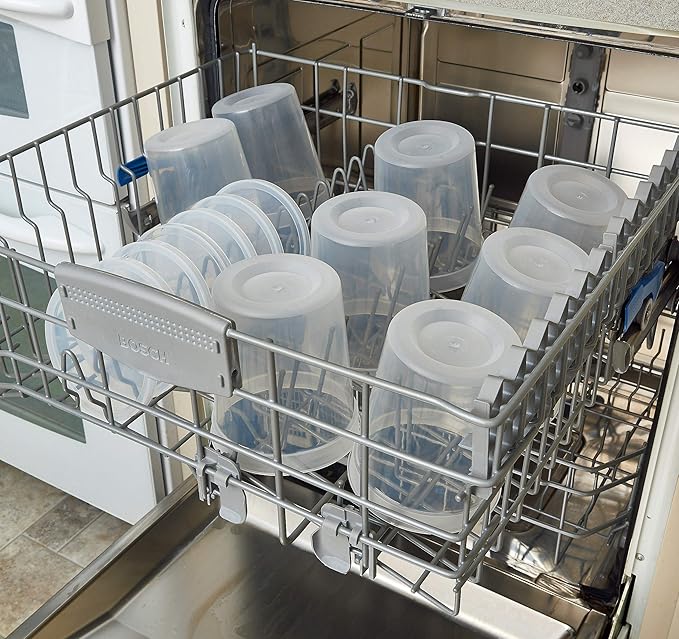 DuraHome Deli Containers with Lids for Food Storage Leakproof - 46 Sets BPA-Free Plastic Microwaveable Clear Food Storage Container Premium Quality, Freezer & Dishwasher Safe (Mixed - 16oz & 32oz.)