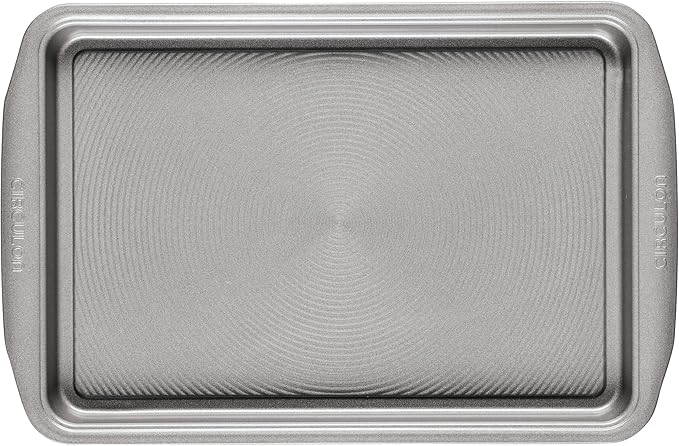 Circulon Bakeware Nonstick Cookie Pan Set, Cookie Sheets for Baking, 2-Piece, Gray