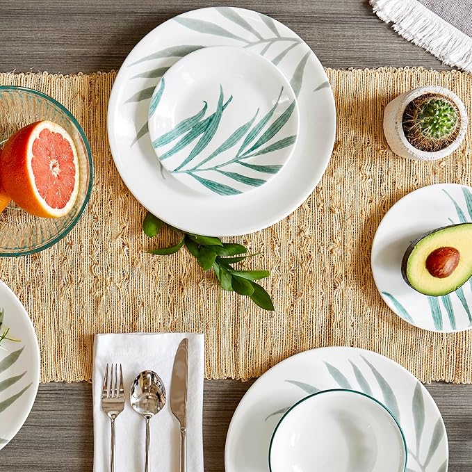 Corelle Dinner Plate, Solar Print, 12 pc Set