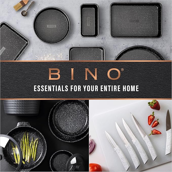 BINO Stainless Steel 2-Piece Peeler Set - Dark Grey | 1-Piece Y-Shaped + 1-Piece Swivel l Multifunctional Kitchen Grip Peelers | Fruits & Vegetables Peelers | Hand Peelers | Kitchen & Cooking Prep