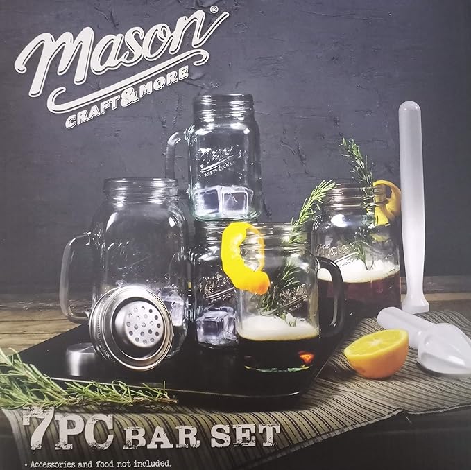 Mason Craft 7 Piece Bar Drink Set