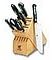 ZWILLING Pro 7-pc Knife Block Set with Bonus Sharpener