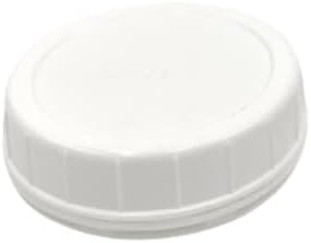 The Dairy Shoppe Glass Milk Bottle, Heavy Glass with Lid, Creamery Style (2, Threaded Pint)