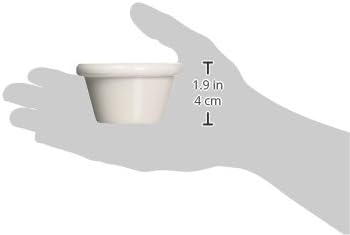 Winco Plain Ramekins, 3-Ounce, Bone