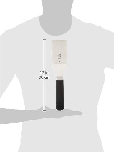 Mercer Culinary Millennia Turner, 4 Inch by 2-1/2 Inch Blade, Black Handle