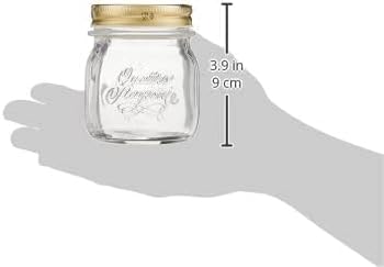Bormioli Rocco Quattro Stagioni Clear Airtight Mason Jar, 8.5 Oz. Made from Food Safe Durable Glass, Made in Italy.
