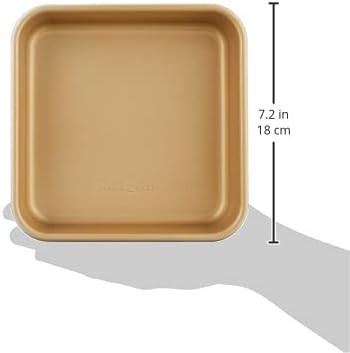 Nordic Ware Naturals Aluminum NonStick 9x9-Inches Square Cake Pan