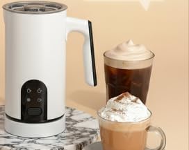 Milk Frother and Steamer, 4-in-1 Automatic Electric Milk Frother 11.8oz/350 ml, Instant Hot and Cold Foam Maker, Milk steamer Heater Foamer Warmer for Coffee, Latte, Cappuccino, Macchiato
