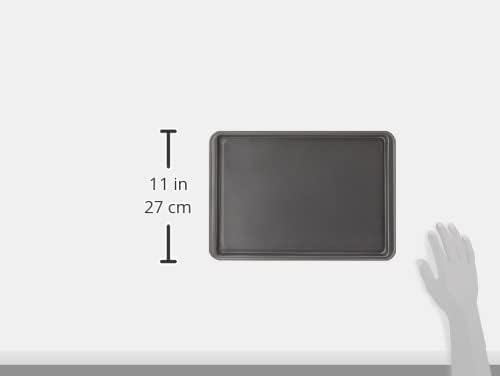 GoodCook Everyday Nonstick Baking Sheet Set, 3 Pack Includes One Small, Medium & Large Pan Carbon Steel Construction Cookie Sheet Bakeware Set, Gray