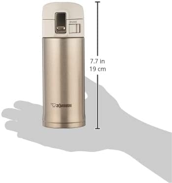 Zojirushi SM-KHE36NL Stainless Steel Mug, 12-Ounce, Champagne Gold