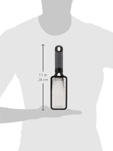 Microplane Home Series Multipurpose Coarse Grater - Easy to Use, Perfect for Everyday Cooking (Black)